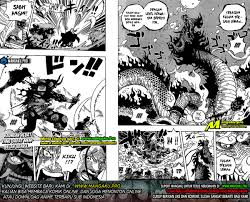Kaidou is shocked to see that luffys attack was able to damage him. One Piece Chapter 993 Mangakyo