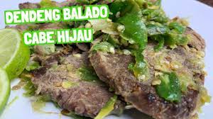 Resep olahan daging sapi yang enak bisa kamu lihat di sini. Resep Dendeng Balado Cabe Ijo Khas Padang Dendeng Batokok Lado Mudo Youtube