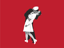 Browse the hottest posters in music, movies and sports. Vj Day Kiss Vj Day Kiss Art Line Art Drawings