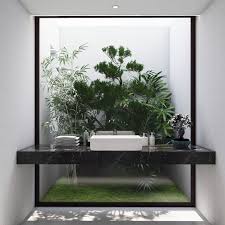 Bathroom In Greenery Home Design Decor Bathroom Interior Design House Design