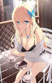 Ecchi cleavage