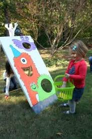 Feed The Monster Halloween Bean Bag Toss Monster 1st Birthdays Little Monster Birthday Monster Birthday Parties