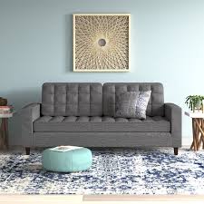 Garren 75.6 square arm sofa by mercury row lighting fixtures. Sofa With Single Cushion Wayfair