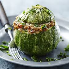 Courgettes Farcies A La Viande Hachee Aux Herbes Recette Recette Courgette Farcie Courgettes Farcies Recette Avec Courgette