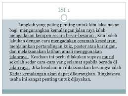 Pengenalan berdasarkan laporan, kemalangan jalan raya merupakan penyebab yang terbesar kepada kematian. Pp Teknik Mengarang