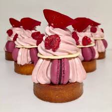 Tartes Macaronades Rose Framboise Cassis Caramel Beurre Sucre Framboise Recette De Tartelette Alimentation