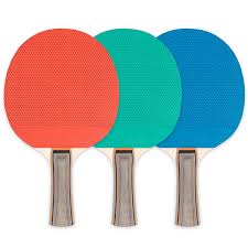 Five layers of premium, lightweight wood. 5 Ply Rubber Face Table Tennis Paddle