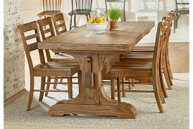 Magnolia Home Keyed Bench Trestle Dining Table By Joanna Gaines Natural 1298 In 2020 Dining Table Farmhouse Dining Trestle Dining Tables