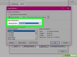 How to print labels in word. How To Create Labels In Microsoft Word With Pictures Wikihow