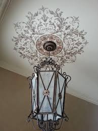 Classic European Style Decor And Interior Design Custom Ceiling Medallion Stencils From Modello Designs Elegant Finish Ceiling Medallions Decor Ceiling Art