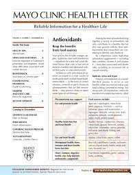 You will need adobe reader softwareon your computer to be able to open and read the pdf files. Mayo Clinic Health Letter