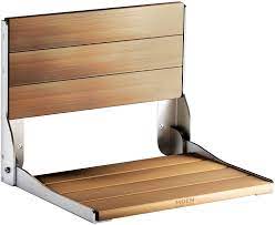 moen dn7110 home care wall mounted teak wood aluminum folding shower seat chrome shower seat teak shower seat folding shower chair