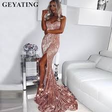 Rose gold mermaid prom dresses. Prom Dresses 2019 Rose Gold Off 69 Medpharmres Com