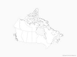 Outline map of the canadian province newfoundland and labrador with flag. Vector Maps Of Canada Free Vector Maps