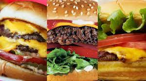 Top 10 Fast Food Hamburgers Youtube