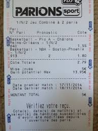 Epingle Sur Tickets Paris Sportifs Gagnant