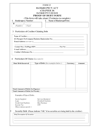 Maybe you would like to learn more about one of these? Proof Of Debt Form