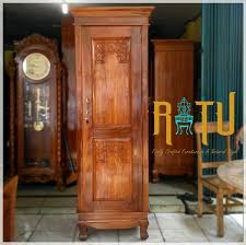 Lemari baju 3 pintu adelia. Jual Lemari Pakaian Jati 1 Pintu Model Klasik Di Lapak Ratu Indah Furniture Bukalapak