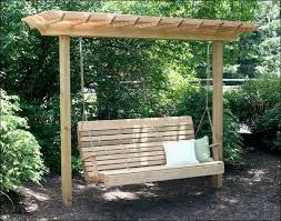 Swing Underneath Arbor Backyard Swings Backyard Pergola Backyard Patio