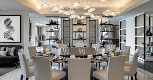 The texture of the rugs and the armchairs in combination with the greenery decor, makes this dining room very modern and imposing. Kelly Hoppen Cbe On Twitter Intimate Dining Circular Dining Table Kellydesigntips Homeinspiration Dining