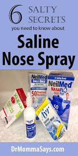 Now rows and rows of saline nose spray solutions line store shelves everywhere. 6 Salty Secrets You Need To Know About Saline Nose Spray Dr Momma Says Saline Spray Nasal Wash Allergies