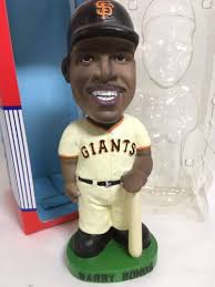 Barry Bonds Dobble Bobblehead Hand Painted SF Giants Collectible Preowned
