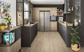 cuisine en bois clair modele de cuisine family co par socoo c cuisine bois cuisine bois clair idees pour la maison