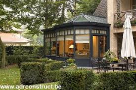 Veranda Steel Look Ral 7m16 Idees Veranda Veranda Bois Veranda Moderne