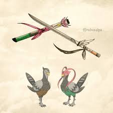 rico busalpa on instagram pokeapon no 521 unfezant pokemon unfezant katana pokeapon pokemon art pokemon pokemon game characters