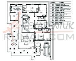 Perkongsian pelbagai idea pelan lantai rumah banglo setingkat 4. Pelan Lantai Rumah 2 Tingkat 4 Bilik Design Rumah Terkini