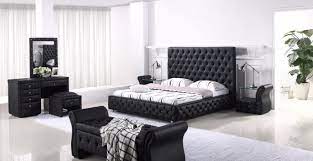 Get 5% in rewards with club o! King Size Modern Genuine Leather Bedroom Furniture My Aashis
