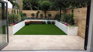 Modern Urban Low Mainteance Garden Design Balham Clapham Dulwich Fulham Chelsea London Travertine Urban Garden Design Garden Design London Small Garden Design
