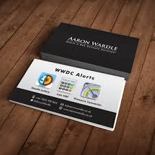 * business card maker & creator does: Create An Awesome Business Card For Mobile App Developer Stationery Contest 99designs