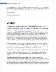 Maybe you would like to learn more about one of these? Math Assignment Help Homework Help Online For Australia Uk Uae Us