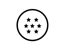 7 stars in the transparent ball, to be the shinning star in your life medium size: Sticker 7 Star Dragon Ball 1up Baby
