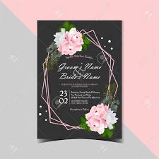 Shop black wedding invitations and create perfect wedding invitation cards easily. Black Vintage Floral Wedding Invitation Card With Beautiful Realistic Royalty Free Cliparts Vectors And Stock Illustration Image 117859659