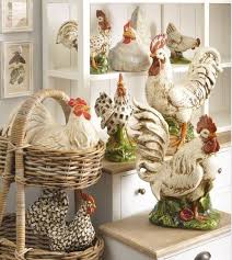 Display Your Chicken Collection Rooster Decor Rooster Kitchen Decor French Country Decorating