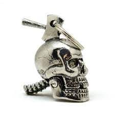 Skull Crusher Guardian Motorcycle Spirit Bell Harley Davidson Hd Accessory Leather Keychain Accessories School Jewelry