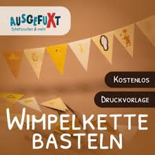 Zur navigation springen zur suche springen. Wimpelkette Basteln Druckvorlage Zum Download Ausgefuxt