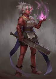 3 366 Aria Oni Mode Josh Corpuz Fantasy Character Design Character Art Concept Art Characters