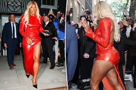 Serena Williams is all legs in slit-up-to-there sequined gown at pre-Met Gala 2026 party