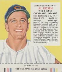 1955 Red Man Tobacco AL Jim Busby #2 Ex