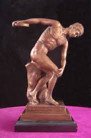 The discus was an indicator of great sometimes they would hold festivals in honor of them too. Discobolos The Discus Thrower Classical Greek Bronze Olympic Track And Field Ebay
