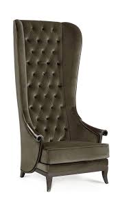 High Back Wing Chair Duchess Mocha High Back Chairs Chair Design Wooden Chic Accent Chairs
