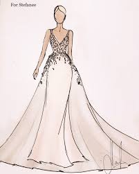 Excited To Share This Item From My Etsy Shop Sustom Sketch Wedding Dress Wedding Illustration Wedding Dress Sketches Wedding Dresses Wedding Dresses Unique