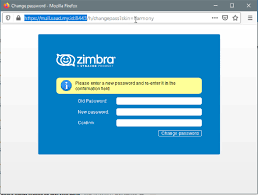 Change Password Web Client Zimbra Port 8443 Ke 443 Saadwebid