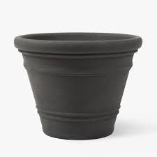 24 In Antique Bronze Resin Pienza Planter Vp24abg Ersc24 The Home Depot Planters Planter Pots Plastic Pots