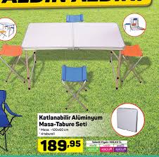 A101 Piknik Masa Sandalye