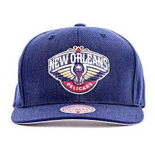 Mitchell Ness Nba Wool Solid Snapback New Orleans Pelicans 6hsss21hw051 Nopnavy Os In Ataf Pl