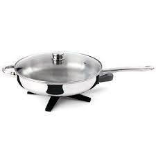 12 Electric Skillet By Toastess 112 96 Attractive And Durable Stainless Steel Skillet Elegant S Electric Skillets Stainless Steel Skillet Stainless Steel
